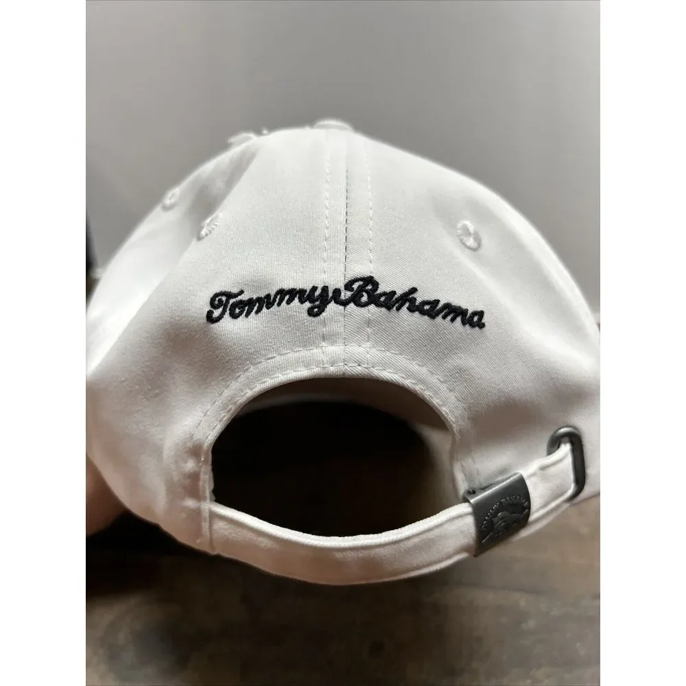 Tommy Bahama Men's‎ Hat Baja Margarita Hat 6 Panel Adjustable Cap NWT White